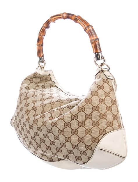 gucci bamboo hobo bag|authentic Gucci hobo bag.